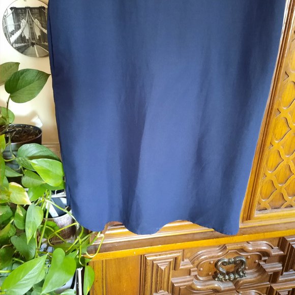 3/$15 GAP Cap Sleeve Shift Tunic Dress - Navy Blue, Size M - Picture 11 of 16